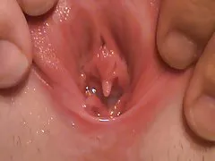 Monster dildo destroys her pussy