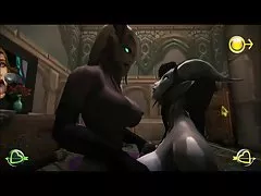 Mulattin fucks her white lesbian friend